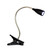 LED Lighted Adjustable Gooseneck Clip Desk Lamp - 18" - Black - IMAGE 3