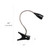 LED Lighted Adjustable Gooseneck Clip Desk Lamp - 18" - Black - IMAGE 4