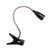 LED Lighted Adjustable Gooseneck Clip Desk Lamp - 18" - Black - IMAGE 5