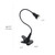 LED Lighted Adjustable Gooseneck Clip Desk Lamp - 22.75" - Black - IMAGE 4