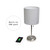 Stick Table Lamp with USB Charging Port - 19.5" - Gray and Silver - Set of 2 - IMAGE 5