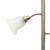 71" Silver Torchiere Floor Lamp with Two Reading Lights - IMAGE 5