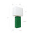 Bedside Table Lamp with Shade - 21" - White and Green - IMAGE 3