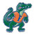 3.25” NCAA University of Florida Gators Embossed Automotive Emblem - IMAGE 1