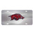 12” NCAA University of Arkansas Razorbacks Automotive Diecast License Plate - IMAGE 1