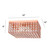 Crystal Drop 2-Light Square Ceiling Flush Mount - 12" - Rose Gold Finish - IMAGE 6