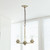 3-Light Hanging Pendant Chandelier - 64" - Antique Brass Finish - IMAGE 2