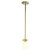 Adjustable Hanging Pendant Fixture with Cylindrical Shade - 53" - Gold - IMAGE 4