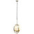 Globe Hanging Pendant Ceiling Light Fixture - 64" - Antique Brass Finish - IMAGE 4