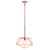 Wired Paragon Hanging Pendant Ceiling Light Fixture - 60" - Rose Gold - IMAGE 1