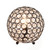 Round Crystal Orb Table Lamp - 8" - Bronze - IMAGE 4