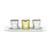 5-Piece Christmas Candle Holder Display Set - 14" - Silver and Gold - IMAGE 6