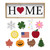 "Home" Rectangular Wooden Wall Sign - 23" - Brown and White - IMAGE 6