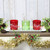 5-Piece Christmas Theme Candle Holder Display Set - 14" - White and Red - IMAGE 2