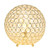 Crystal Ball Sequin Table Lamp - 10" - Gold - IMAGE 3