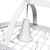 2-Light Kitchen Pot Rack with Downlights - 35.5" - White - IMAGE 3
