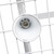 2-Light Kitchen Pot Rack with Downlights - 35.5" - White - IMAGE 6