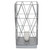 Geometric Square Table Lamp - 10.25" - Gray - IMAGE 6