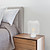 Lattice Cut Out Mesh Table Lamp - 12" - White