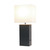 Leather Table Lamp with USB Charging Port and Shade - 21" - White and Brown - IMAGE 6