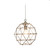 1 Light Hexagon Ceiling Pendant - 12" - Silver - IMAGE 3