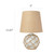 Rope Nautical Netted Table Lamp with Empire Shade - 15.25" - Beige - IMAGE 5