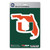 6.25" NCAA University of Miami Hurricanes State Automotive Decal - IMAGE 1