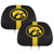 Set of 2 NCAA University of Iowa Hawkeyes Headrest Covers 14" - IMAGE 1