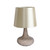 Mosaic Tiled Table Lamp with Tapered Shade - 9.5" - Champagne Gold - IMAGE 1