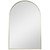 36" Gold Framed Modern Arched Wall Mirror - IMAGE 1