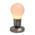 Mini Touch Desk Lamp with Edison Style Bulb Shade - 9" - Silver and White - IMAGE 3