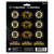 12ct NHL Boston Bruins Automotive Mini Decal Stickers 6.25” - IMAGE 1