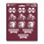 12ct NCAA Mississippi State University Automotive Mini Decal Stickers 6.25” - IMAGE 1