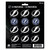 12ct NHL Tampa Bay Lightning Automotive Mini Decal Stickers 6.25” - IMAGE 1
