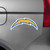 10" NFL Los Angeles Chargers Automotive Large Team Logo Magnet - IMAGE 2