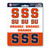 12ct NCAA Syracuse University Orange Automotive Mini Decal Stickers 6.25” - IMAGE 1
