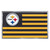 3.5" NFL Pittsburgh Steelers Automotive Embossed State Flag Emblem - IMAGE 1