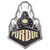 3.25” NCAA Purdue University Boilermakers Embossed Automotive Emblem - IMAGE 1