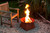 22" Brown Solid Rustic Finish Outdoor Patio Garden Fire Bowl with Stand - IMAGE 6