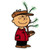Peanuts Charlie Brown with Iconic Tree Double Sided Christmas Window Cling Decoration - IMAGE 5