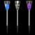 Set of 3 Mosaic Stained Glass Solar Powered LED Pathway Markers, 15.5" - IMAGE 3