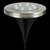 Set of 8 Stainless Steel Round Solar Powered LED Pathway Markers, 5" - IMAGE 3