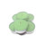 Pack of 20 Green and Silver Tin Tealight Candles 1.5" - IMAGE 1
