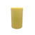 3.75" Yellow Eucalyptus Scented Aromatherapy Pillar Candle - IMAGE 1