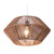 130.25" Brown and Silver Bell Adjustable Ceiling Light Fixture - IMAGE 1