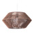 130.25" Brown and Silver Bell Adjustable Ceiling Light Fixture - IMAGE 4