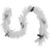 6' x 10" White Flocked Artificial Christmas Garland with Pine Cones, Unlit - IMAGE 1