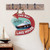 20" Red and Blue "Lake House This Way" Wooden Hanging Arrow Sign - IMAGE 2
