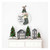 12" White and Green "Believe in the Magic of Season" Stocking Small Ornament Sign - IMAGE 2