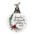 12" Black and Green "Family and Friends" Large Christmas Ornament Sign - IMAGE 1